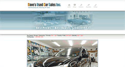 Desktop Screenshot of davesusedcarsales.com